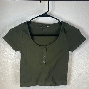 Aeropostale shirt with buttons.